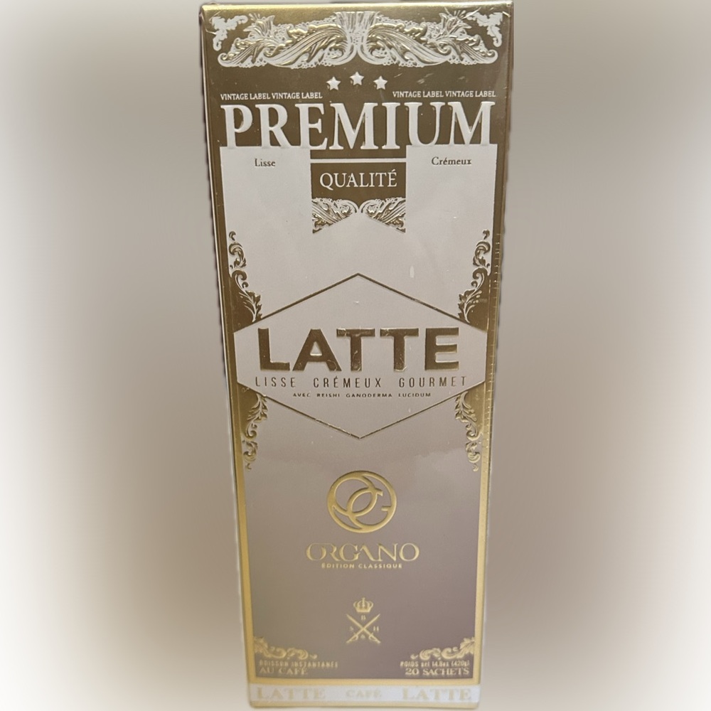 ORGANO LATTE PREMIUM QUALITY SMOOTH CREAMY GOURMET COFFEE CAFE SEALED EXP 2021